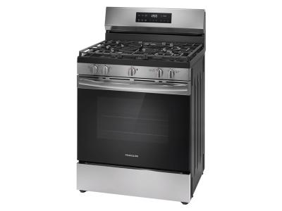 30" Frigidaire 5.1 Cu. Ft. Gas Range with Quick Boil - FCRG3062AS