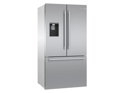 36" Bosch 500 Series French Door Refrigerator Bottom Mount with Easy Clean - B36FD50SNS