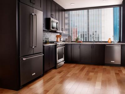 36" Kitchenaid 22 Cu. Ft. Counter Depth French Door Refrigerator with Interior Dispense - KRFC302ESS