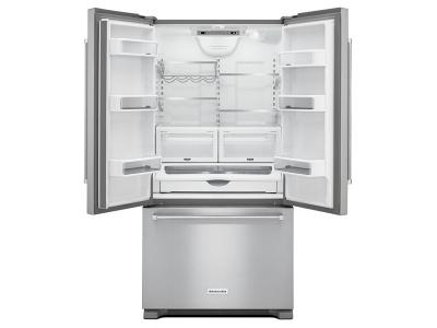 36" Kitchenaid 22 Cu. Ft. Counter Depth French Door Refrigerator with Interior Dispense - KRFC302ESS