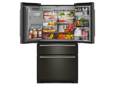 36" KitchenAid 26.2 Cu. Ft. FreeStanding French Door Refrigerator - KRMF536RBS