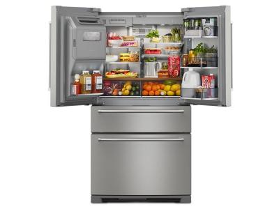 36" KitchenAid 26.2 Cu. Ft. FreeStanding French Door Refrigerator - KRMF536RPS