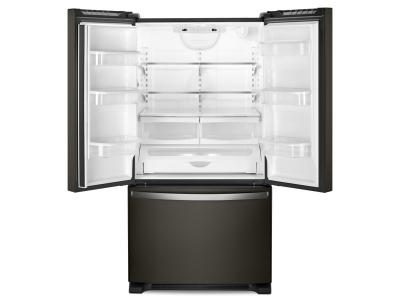 33" Whirlpool  22 Cu. Ft. Wide French Door Refrigerator in Black Stainless - WRFF5333PV