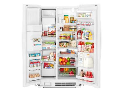 36" Whirlpool 24.55 Cu. Ft. Full-Depth Side-by-Side Refrigerator - WRS325SDHW