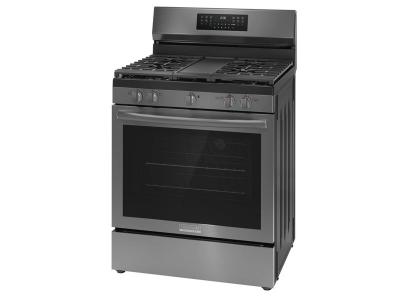 30" Frigidaire Gallery Rear Control Gas Range with Total Convection - GCRG3060BD