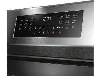 30" Frigidaire Gallery 5.1 Cu. Ft. Rear Control Gas Range with Total Convection - GCRG3060BF