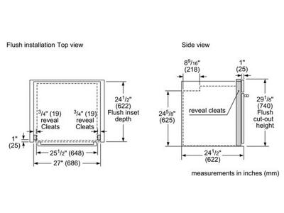 27" Bosch 800 Series Single Wall Oven In Stainless Steel - HBN8451UC