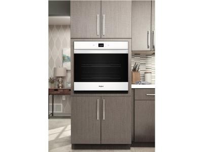 27" Whirlpool 4.3 Cu. Ft. Single Wall Oven with Air Fry in White - WOES5027LW