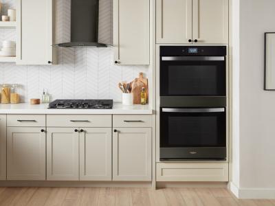 30" Whirlpool 10.0 Cu. Ft. Smart Double Wall Oven with Air Fry - WOED7030PV