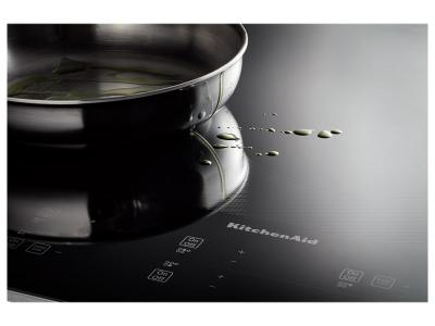 30" KitchenAid Electric Cooktop with 5 Elements and Touch-Activated Controls - KCES950KSS