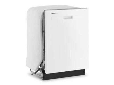 24" Whirlpool 55 DBA Quiet Dishwasher with Adjustable Upper Rack in White - WDP560HAMW