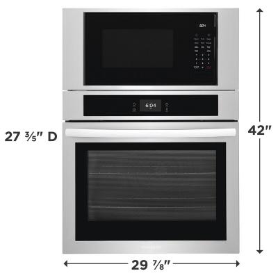 30" Frigidaire Combination Electric Wall Oven and Microwave - FCWM3027AS