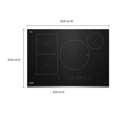 30" Whirlpool Intelligent Induction Cooktop - WCIT7530SS