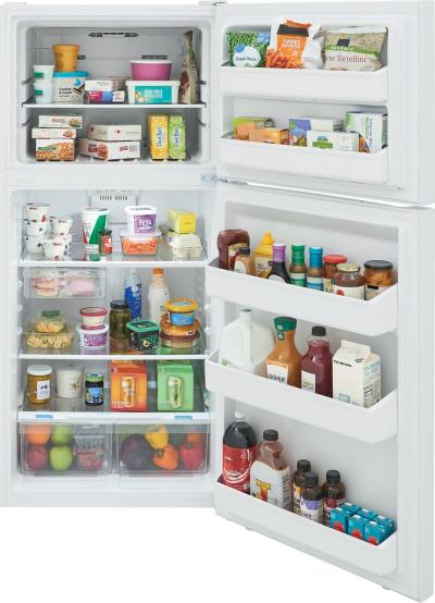 30" Frigidaire 18 Cu. Ft. Garage Ready Top Freezer Refrigerator - FRTE1835AW