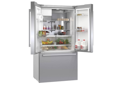 36" Bosch 20.8 Cu. Ft. French Door Refrigerator Thru Door Ice Dispenser - B36CD50SNS