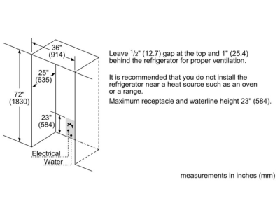 36" Bosch 21 Cu. Ft. 800 Series French Door Bottom Mount Inox-easyclean - B36CT80SNB