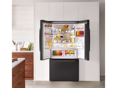 36" Bosch 21 Cu. Ft. 800 Series French Door Bottom Mount Inox-easyclean - B36CT80SNB