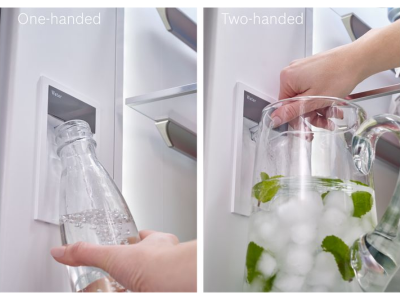 36" Bosch 21 Cu. Ft. 800 Series French Door Bottom Mount Inox-easyclean - B36CT80SNB