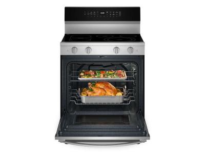 30" Whirlpool 5.3 Cu. Ft. Smart Electric Range with Air Cooking Technology - YWFES7530RZ