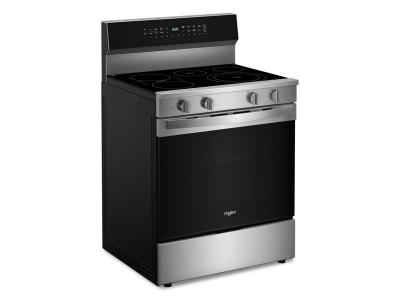 30" Whirlpool 5.3 Cu. Ft. Smart Electric Range with Air Cooking Technology - YWFES7530RZ