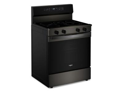 30" Whirlpool 5.3 Cu. Ft. Smart Electric Range with Air Cooking Technology - YWFES7530RV