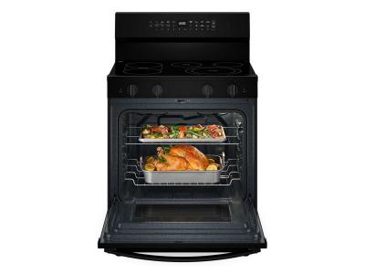 30" Whirlpool 5.3 Cu. Ft. Smart Electric Range with Air Cooking Technology - YWFES7530RB