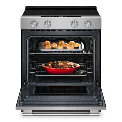 30" KitchenAid 5.3 Cu. Ft. Slide-in Electric Range with Two Even-Heat Hyper Elements - YKSES530SPS