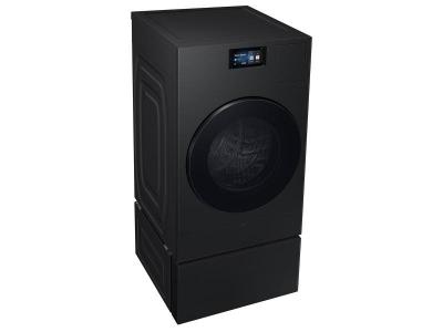 Samsung Bespoke AI Laundry Combo Pedestal with Storage Drawer in Brushed Black - WE702NB/US