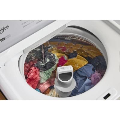 27" Whirlpool Top Load Washer with 2-in-1 Removable Agitator - WTW4107SW