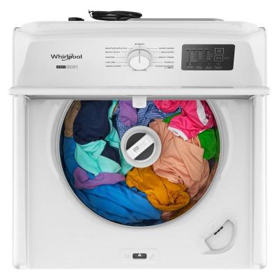 27" Whirlpool Top Load Washer with 2-in-1 Removable Agitator - WTW4107SW