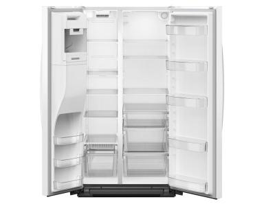 36" Whirlpool Wide Side-by-Side Refrigerator in White - WRSF5536RW