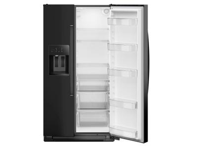 36" Whirlpool Wide Side-by-Side Refrigerator in Black - WRSF5536RB