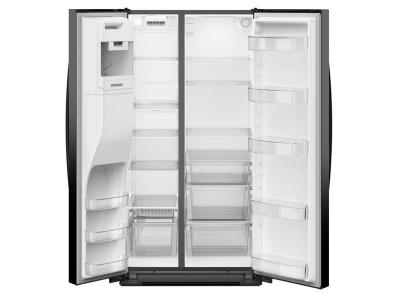 36" Whirlpool Wide Side-by-Side Refrigerator in Black - WRSF5536RB