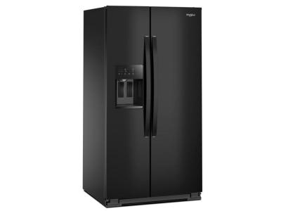 36" Whirlpool Wide Side-by-Side Refrigerator in Black - WRSF5536RB