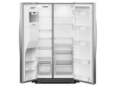 36" Whirlpool Wide Side-by-Side Refrigerator in Fingerprint Resistant Stainless Steel - WRSF5536RZ