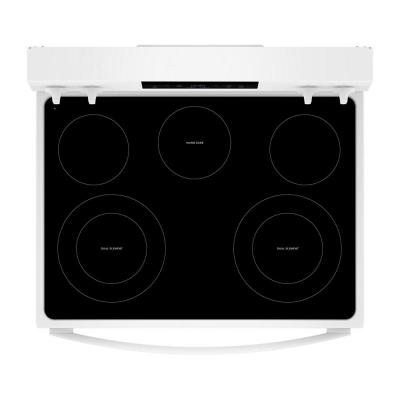 30" Whirlpool Electric Range with Air Cooking Technology - YWFES4530SW