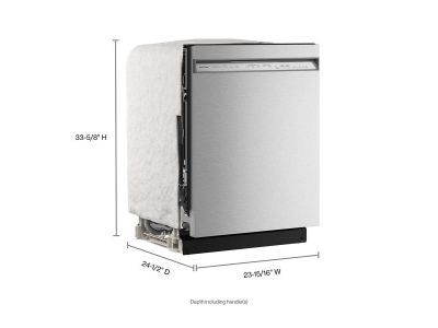 24" KitchenAid 360° Max Jets Third Rack 44 dBA Dishwasher with ProDry System - KDTS424SPS