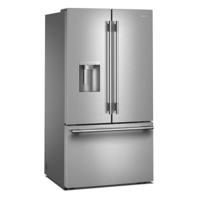 36" KitchenAid 31 cu. ft. French Door Refrigerator with Interior Water and Ice - KRFF436SPS