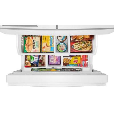 36" Whirlpool 29 Cu. Ft. Family-Sized Capacity French Door Refrigerator - WRMF3536SW