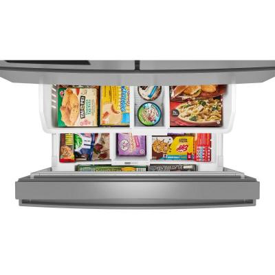 36" Whirlpool 29 Cu. Ft. Family-Sized Capacity French Door Refrigerator - WRMF3536SZ
