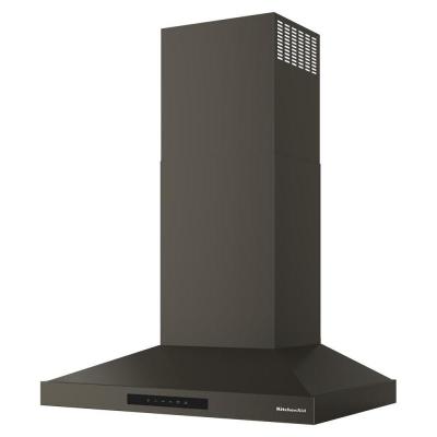 30" KitchenAid  Wall-Mount 4-Speed Canopy Hood - KVWC730SBE