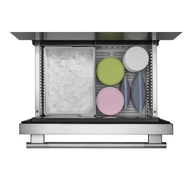 24" KitchenAid Stainless Steel Undercounter Double-Drawer Refrigerator/Freezer - KUCT524SSB