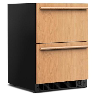 24" KitchenAid Panel-Ready Undercounter Double-Drawer Refrigerator/Freezer - KUCT524SPA