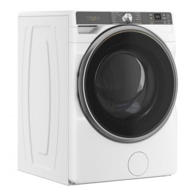27" Whirlpool 5.8 Cu. Ft. Front Load Washer and 7.4 Cu. Ft. Front Load Electric Dryer - WFW6720RW-YWED6720RW