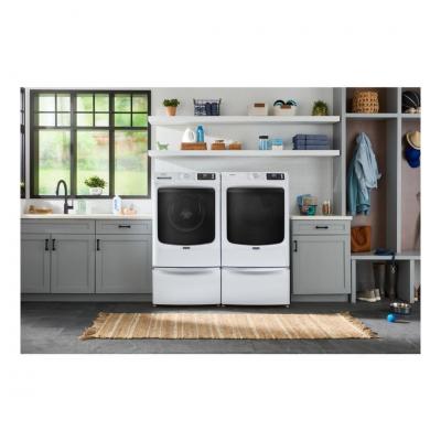 27" Maytag 5.8 Cu. Ft. Smart Pet Pro Front Load Washer and 7.4 Cu. Ft. Front Load Electric Dryer -MFW7020RW-YMED7020RW