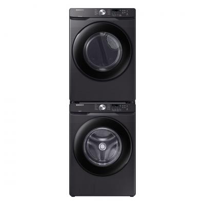 27" Samsung 5.2 Cu. Ft. Front Load Washer 7.5 Cu. Ft. Electric Dryer and Stacking Kit - SKK-8K-WF45T6000AV-DVE45T6005V