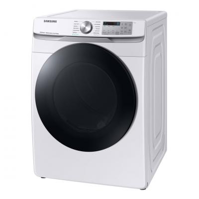27" Samsung 5.2 Cu. Ft. Washer and 7.5 Cu. Ft. Electric Dryer and Stacking Kit - SKK-8K-WF45B6300AW/US-DVE45B6305W/AC