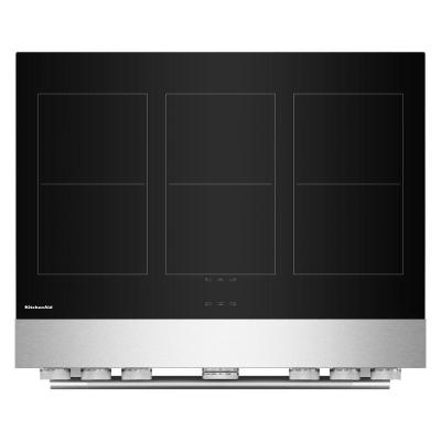 36" KitchenAid 6-Element Induction Freestanding Commercial-Style Range with Air Fry - KFIS936SSS