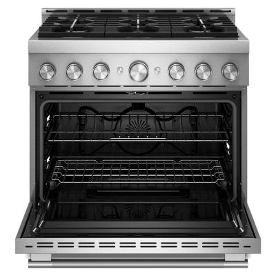 36" KitchenAid 6 Burner Commercial-Style Gas Range - KFGS936SSS