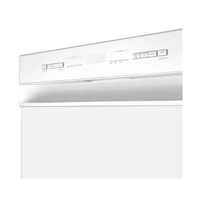 24" Midea Front Control Hybrid Tub Dishwasher in White - MDF24P2BWW